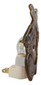 Rustic Western Cowboy Dual Crossed Six Shooter Guns Wall Plug In LED Night Light