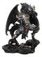 Ebros Ghost Elemental Dragon With Battle Armor And Long Sword Letter Opener Statue