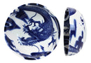 Made In Japan Asian Oriental Dragons Blue And White Porcelain Bowls Set of 4