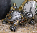 Victorian Steam Age Nautical Steampunk Geared Bionic Turtle Tortoise Figurine