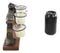 Rustic Western Cowboy Dueling Six Shooter Revolver Guns 5 Votive Candle Holders