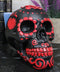 Ebros Day Of The Dead Sugar Skull Business Card Holder Figurine Desktop Office