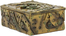 Steampunk Mechanical Gears Clockwork Vintage Design Jewelry Box Figurine 5"L