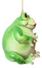 Whimsical Jumbo Fat Frog Toad Birdhouse Bird Feeder House Branch Hanger Figurine