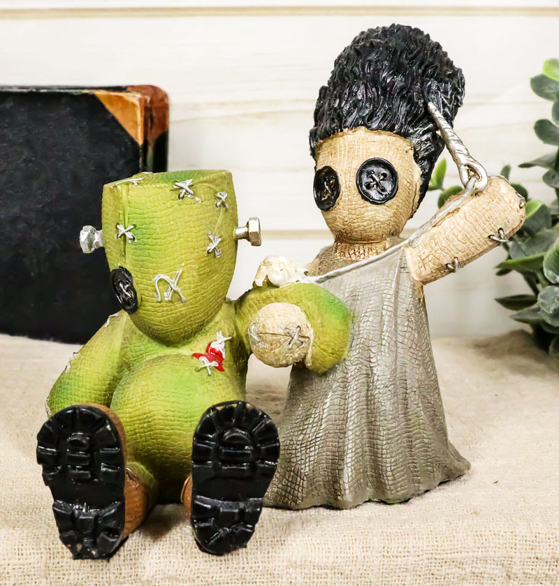 Day Of The Dead True Love Hurts Pinhead Frankenstein Bride And Groom Figurine