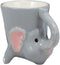 Ebros Bottoms Up Acrobatic Safari Elephant Coffee Mug Drink Cup 11oz Home Decor