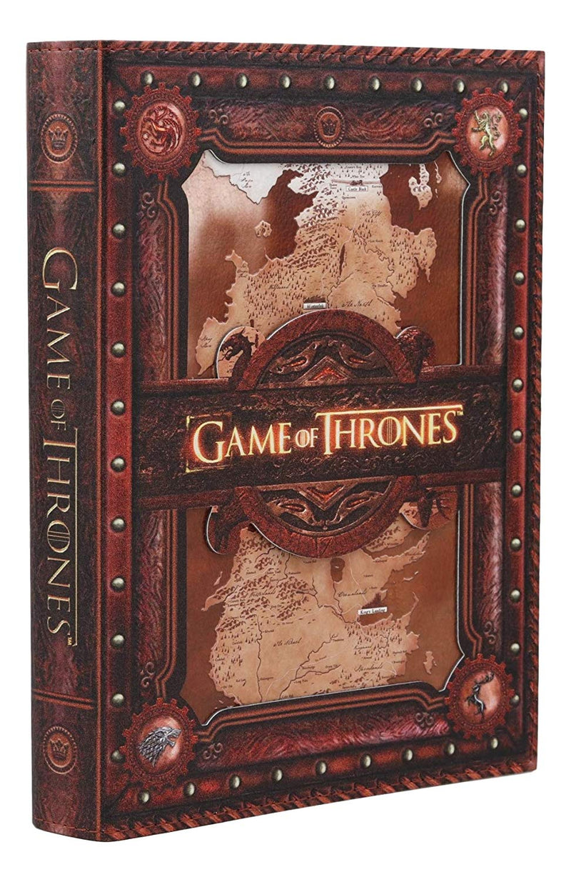 Game of Thrones Seven Kingdoms Map House Sigils Embossed Journal 5"x7" Book