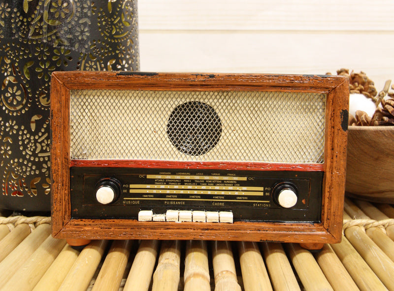 Vintage Retro Rectangle TV Television Box Set Money Coin Piggy Bank Accent Decor