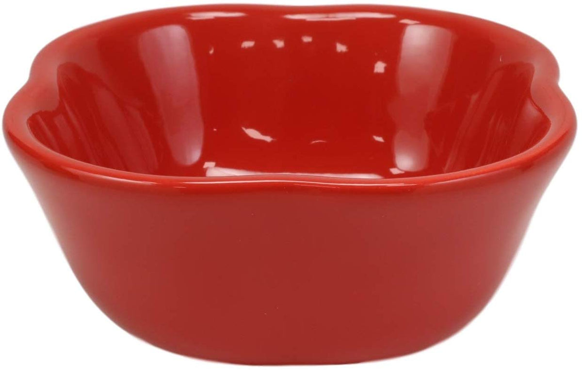 Ebros Ceramic Red Bell Pepper Vegetable 12oz Bowl Soup Condiments Container 1 PC - Ebros Gift
