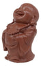 Laughing Buddha Rubbing Fat Belly Feng Shui Bodhissatva Maitreya Mini Figurine