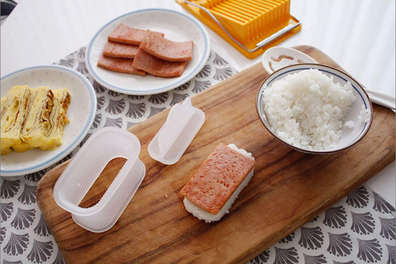 Made In Japan Luncheon Meat Slicer and Hawaiian Musubi Maker Set Travel Size