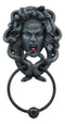 Severed Head Of Medusa Door Knocker Figurine Greek Goddess Gorgonic Sister
