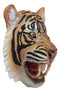 Ebros Roaring Fearless Orange Bengal Tiger Head Wall Decor Plaque 8.5" Tall Taxidermy Art Decor Sculpture Jungle Apex Predator Wall Bust Plaque of Tigers Cubs Tigress