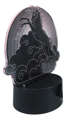 Ebros Sacred Unicorn Riding Night Clouds Acrylic Panel Colorful LED Night Light