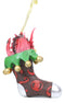 Holiday Festive Spirit Red Stocking Sock Dragon Christmas Tree Hanging Ornament