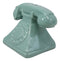 Vintage Nostalgia Teal Rotary Telephone 7"L Money Coin Piggy Bank Decor