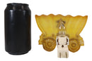 Rustic Western Cowboy Vintage Wheeled Wagon Wall Plug In LED Night Light