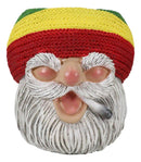 Whimsical Smoking Rastafarian Reggae Gypsy Gnome Stationery Pen Holder Figurine