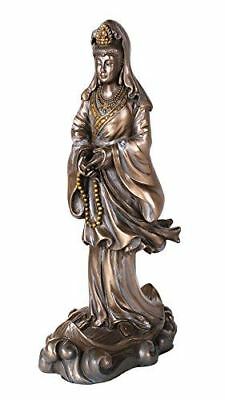Ebros Kuan Yin Guanying Statue Figurine Chinese Goddess of Compassion Mercy