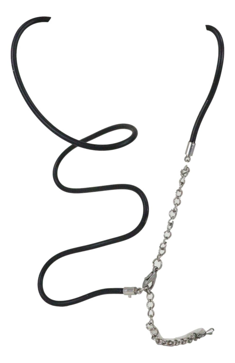 Ebros Pewter Mermaid Sirena Holding Moon Pendant with Enameled Highlights