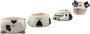 Ebros Bovine Cow Serving Roasted Chicken Measuring Cups Set of 4 For Baking