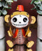 Larger Furry Bones Circus Fez Monkey Skeleton Monster Collectible Figurine