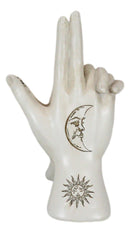 Psychic Fortune Teller Chirology Palmistry Hand Palm Gun Formation Figurine