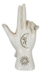 Psychic Fortune Teller Chirology Palmistry Hand Palm Gun Formation Figurine