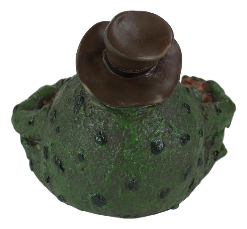 Set of 3 Green Toads Frogs Holding Welcome Kiss Me I Love U Signs Mini Figurines