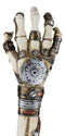 Steampunk Geared Clockwork Hand Bone Skeleton Arm Back Itch Scratcher Figurine