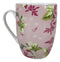 Ebros Victorian Floral Blossoms Porcelain 8oz Mug 4"Tall Coffee Tea Cup Set of 4 - Ebros Gift