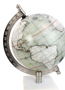 Contemporary Modern Decorative Desktop World Atlas Map Globe With Tilt Axis