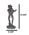 Standing Green Thumb Garden Frog Holding Watering Can Whimsical Decor Statue