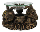 Pagan Occult Baphomet Sabbatic Goat Skull Demon Candle Oil Tart Scent Burner