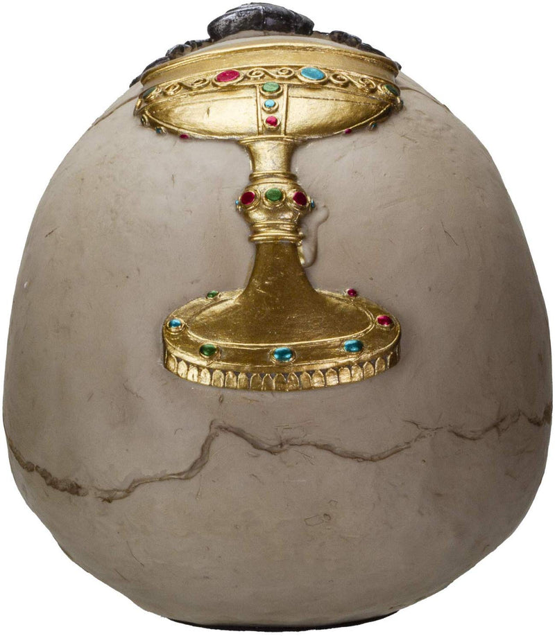 Ebros The Knights of The Round Table Skulls Sir Percival Resin Skull Figurine