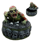 Ebros Gift Zombie Crawling Out Of Grave Decorative Jewelry Box Figurine 4.5"H