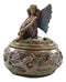 Ebros Calla Pond Lily Beautiful Fairy Fae Round Jewelry Box Wishing Well Hope Afar