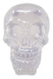 Ebros Gift Occultic Witchcraft Shrine Clear Acrylic Resin Translucent Skull Decorative Figurine 6" L