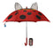 Pack of 2 Children Kids Animated 3D Pop Up Red Ladybug Beetle Umbrella 33"Dia