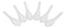 Ebros Contemporary Glossy White Porcelain Ceramic Soup Spoons With Hole Pack Of 6 Set 1 oz Capacity