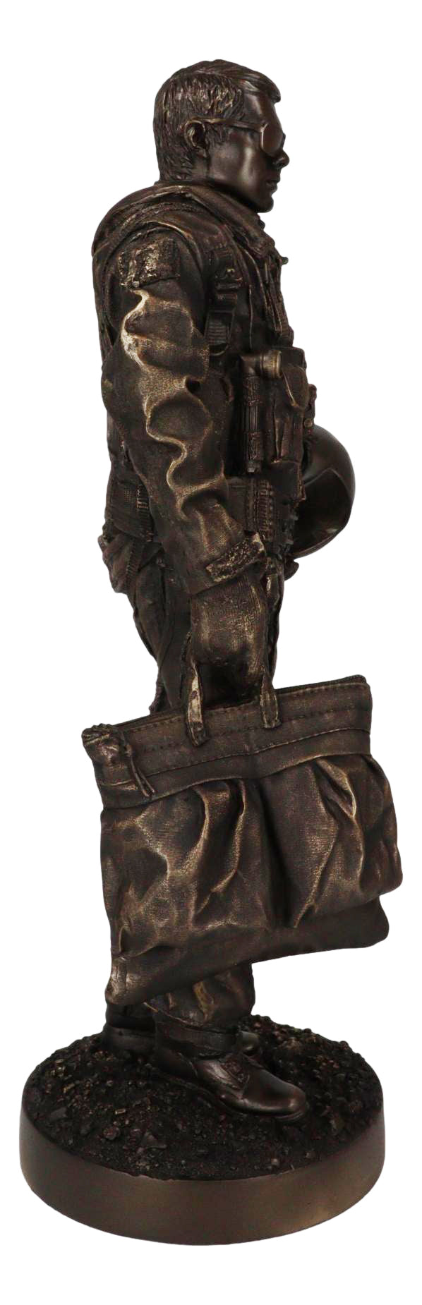 F-22 Raptor Jet Pilot Military Speed Aircraft Fighter Plane Figurine 12.25"H - Ebros Gift