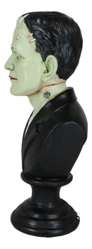 The Groom Mr Frankenstein Bust Figurine With Green Poison LED Light Up Eyes
