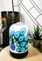 Ebros Beautiful Wildlife Peacock Train Aroma Oil Diffuser With Colorful LED Lights