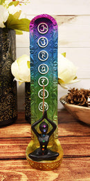 Ebros Gift Rainbow Spiral Goddess Feminine Incense Stick Burner (Upright Pose)