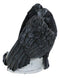 Gothic Edgar Poe Nevermore Raven Ward Black Rose Resin Tea Light Candle Holder