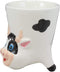 Ebros Gift Bottoms Up Acrobatic Holstein Cow Coffee Mug Drink Cup 11oz Decor
