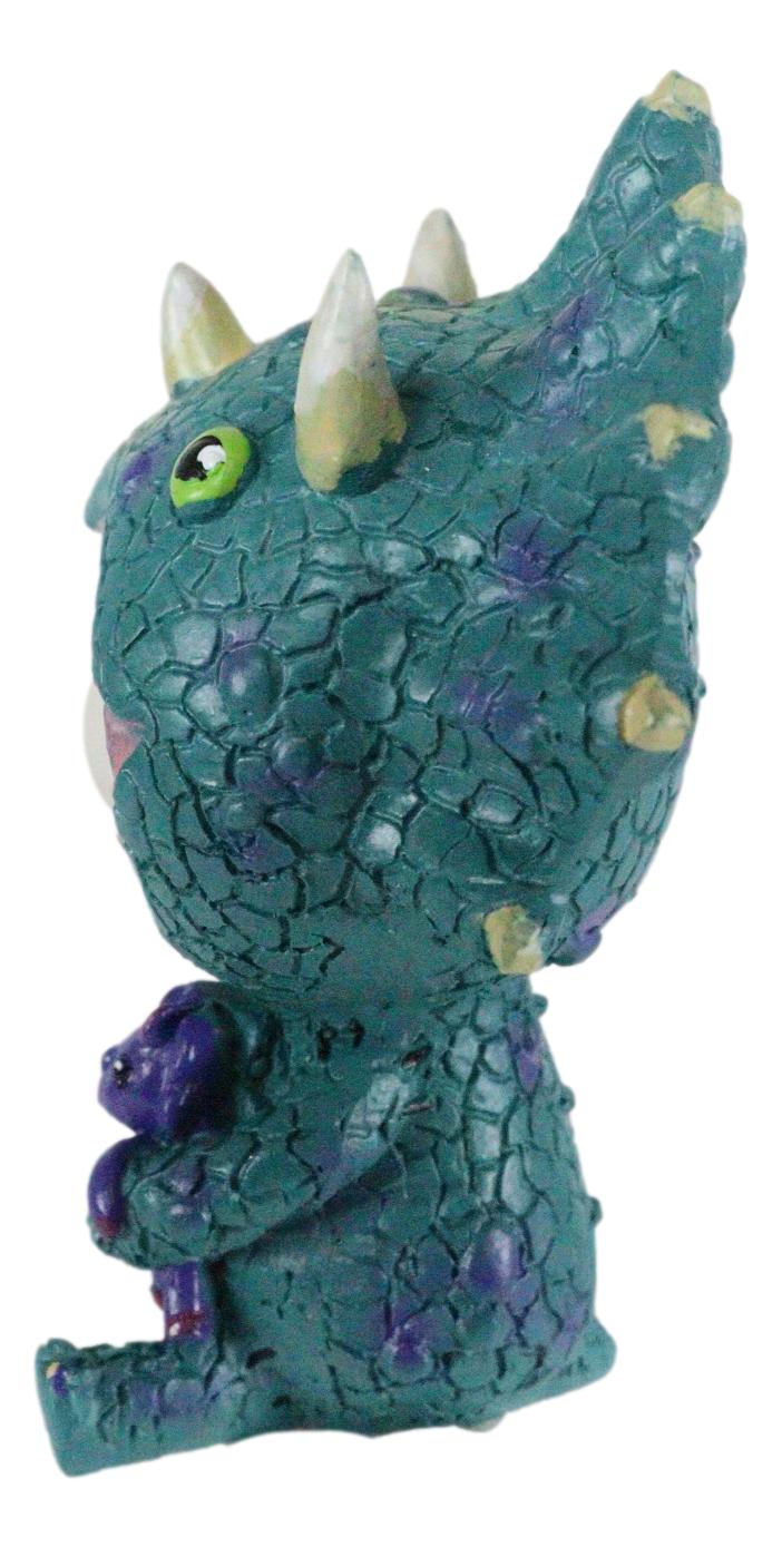 Furrybones Spike Triceratops Dinosaur Costume Skeleton Monster Sit Up Ornament