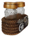 Ebros Cowboy Revolver Six Shooter Pistol Western Star & Ropes Salt Pepper Shakers Set