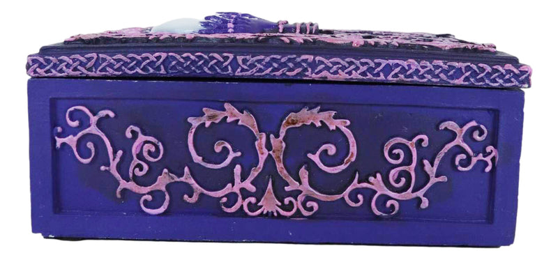 Wicca Fortune Telling Scrying Crystal Ball With Palms Tarot Cards Decorative Box