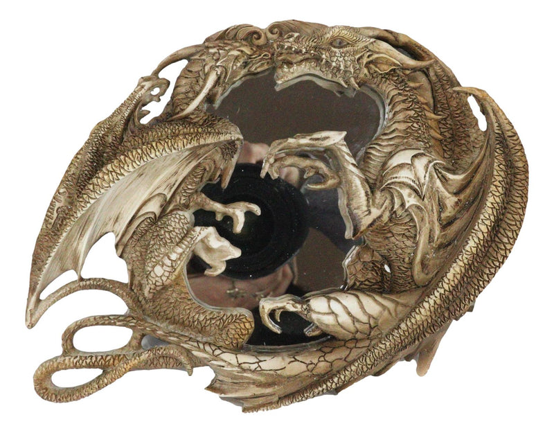 Medieval Arthur Fantasy Morgan Theomachia Feud Of Dragon Gods Wall Mirror Plaque